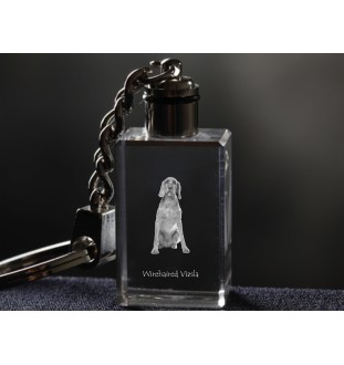 Vizsla - Schlüsselanhänger aus Kristall mit Hundefoto, beleuchteter Schlüsselanhänger, einzigartiges Geschenk der Marke Art-Dog
