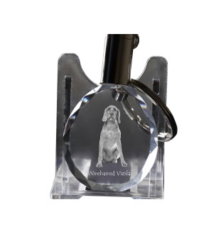 Vizsla - Anhänger mit einem Foto eines Hundes, Schlüsselanhänger aus Kristall in einer Geschenkbox, ein einzigartiges Geschenk von Art-Dog