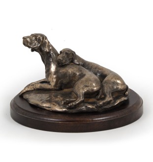 Weimaraner, Weimaraner Vorstehhund - Hundestatue, Figur für Büro, Trophäe für Hundeausstellung von Art-Dog brand
