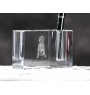 Vizsla - Pen stand, crystal organiser with dog photo, unique desk decoration by Art-Dog brand