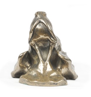 Braque de Weimar, Weimaraner - Statue de chien, buste suspendu, décoration unique pour les amoureux des chiens par la marque Art-Dog