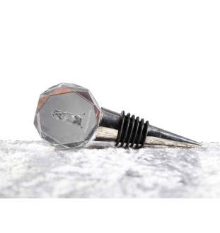 Vizsla - Bottle stopper, crystal wine stopper with photo, personalised gift for bartender by Art-Dog brand