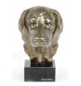 Weimaraner, Weimaraner Vorstehhund - Hundestatue, Büste auf Steinsockel, Skulptur, Trophäe für Hundeausstellung der Marke Art-Dog