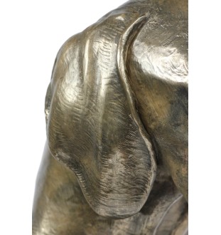 Weimaraner, Weimaraner Vorstehhund - Hundestatue, Büste auf Steinsockel, Skulptur, Trophäe für Hundeausstellung der Marke Art-Dog