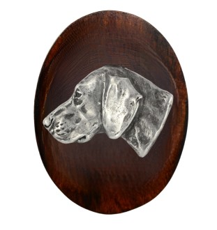 Braque de Weimar, Weimaraner - Broche de concours canin, clip de numéro de départ, épingle à chien par Art-Dog