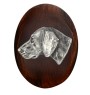 Weimaraner, Grey Ghost - Dog show brooch, starter number clip, dog pin by Art-Dog