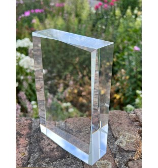 Vizsla - crystal with a picture of a dog, photo in glass, modern exhibition of Art-Dog brand photo
