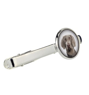 Braque de Weimar, Weimaraner - pince à cravate, accessoire, bijou pour tenue de soirée de la marque Art-Dog