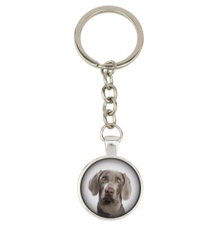 Weimaraner, Weimaraner Vorstehhund - Schlüsselanhänger mit Ihrem Foto, Schlüsselanhänger, Taschenanhänger der Marke Art-Dog