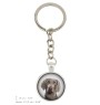 Weimaraner, Grey Ghost - keychain with your photo, key decoration, bag pendant from Art-Dog brand