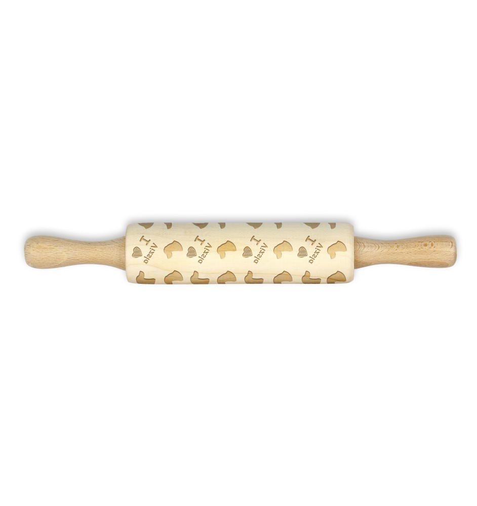 Vizsla I - small rolling pin with a dog pattern, a rolling pin for children's dough, decorating ceramic clay by Art-Dog brand