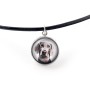 Weimaraner, Weimaraner Vorstehhund - Halskette mit Anhänger mit Ihrem Foto, handgefertigt, handgefertigter Schmuck der Marke Art-Dog
