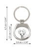 Weimaraner, Grey Ghost - keychain with a dog, keychain with a print, personalized pendant from the Art-Dog brand