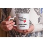 Vizsla - tasse avec chien, une tasse adorable avec une anse en forme de cœur, un cadeau universel de la marque Art-Dog