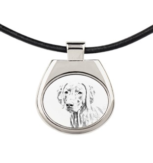 Weimaraner, Grey Ghost - dog necklace, personalized pendant with a photo, unique necklace for women and men by Art-Dog brand