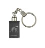 Weimaraner, Grey Ghost - Crystal key ring with dog photo, illuminated key ring, unique gift by Art-Dog brand