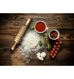 Vizsla - small rolling pin with a dog, patterned dough roller, gadget for ceramicists from the Art-Dog brand