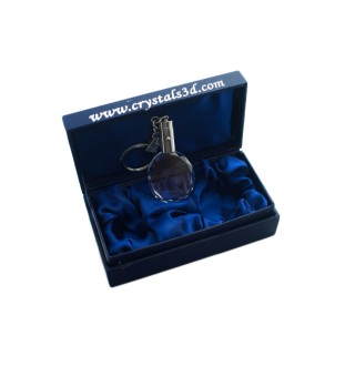 Braque de Weimar, Weimaraner - pendentif avec une photo de chien, porte-clés en cristal dans une boîte cadeau, un cadeau unique par Art-Dog