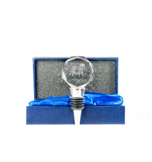 Weimaraner, Grey Ghost - Bottle stopper, crystal wine stopper with photo, personalised gift for bartender by Art-Dog brand