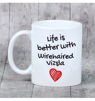 Wyżeł kubek z psem life is better Art-Dog