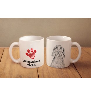 Vizsla - cup with a dog, cute cup with graphics, a gift with your photo from the Art-Dog brand
