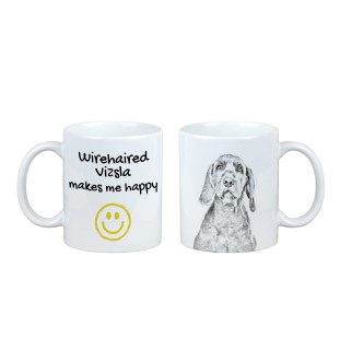 Vizsla - tasse avec chien, une tasse joyeuse pour les amoureux des chiens, un cadeau personnalisé de la marque Art-Dog