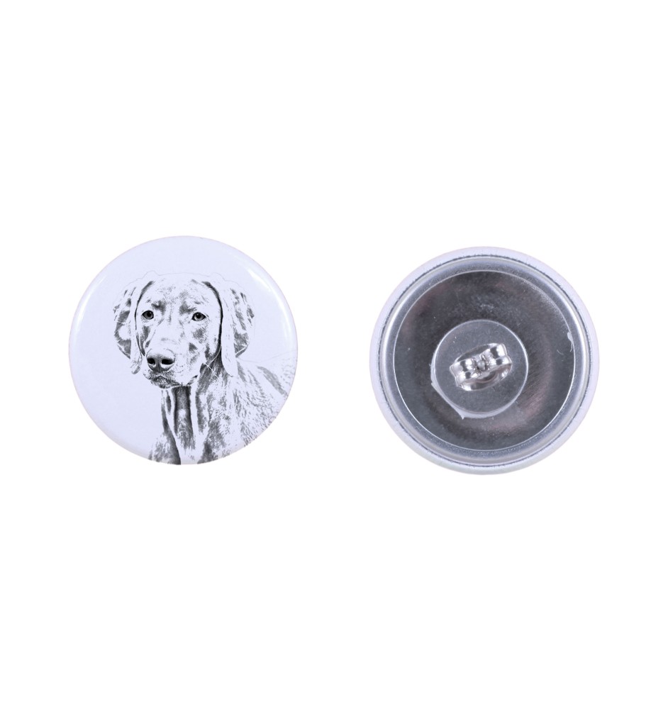 Weimaraner, Grey Ghost - unique dog earrings, your pet on a keychain, Art-Dog's own brand