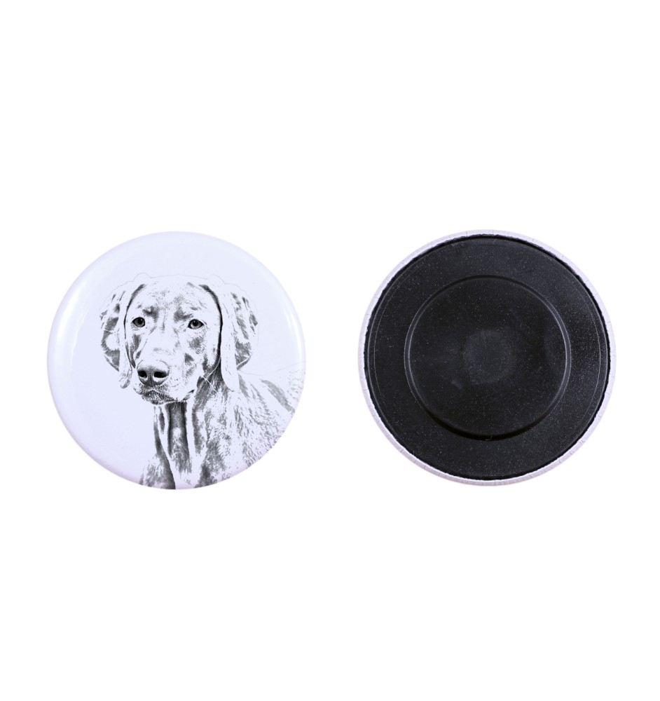 Weimaraner, Grey Ghost - magnet with a dog's pupil, exceptionally light, strong magnet, handmade product by the Art-Dog brand
