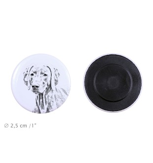 Wyżeł weimarski magnes z psem mały Art-Dog