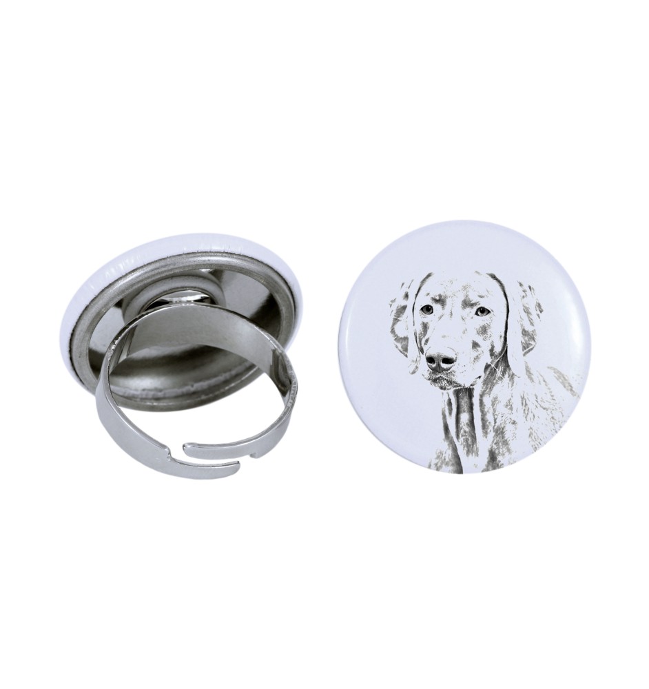 Weimaraner, Weimaraner Vorstehhund - Damen Schmuck mit dem Bild eines Hundes, handgefertigtes Produkt, Möglichkeit, Ihr eigenes Foto hinzuzufügen, Marke Art-Dog