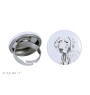 Braque de Weimar, Weimaraner - bijoux pour femmes avec l'image d'un chien, produit fait à la main, possibilité d'ajouter sa propre photo, marque Art-Dog