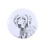Braque de Weimar, Weimaraner - bijoux pour femmes avec l'image d'un chien, produit fait à la main, possibilité d'ajouter sa propre photo, marque Art-Dog