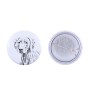 Weimaraner, Grey Ghost - pin with your dog, add your own photo, Art-Dog brand