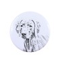 Weimaraner, Weimaraner Vorstehhund - Anstecknadel mit Ihrem Hund, fügen Sie Ihr eigenes Foto hinzu, Marke Art-Dog