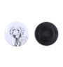 Weimaraner, Grey Ghost - magnet with a dog's pupil, exceptionally light, strong magnet, handmade product by the Art-Dog brand