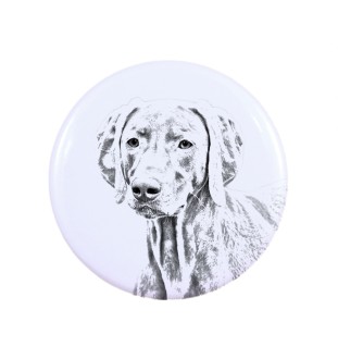 Weimaraner, Grey Ghost - magnet with a dog's pupil, exceptionally light, strong magnet, handmade product by the Art-Dog brand