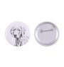 Braque de Weimar, Weimaraner - badge avec votre chien, ajoutez votre propre photo, marque Art-Dog