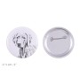 Weimaraner, Grey Ghost - pin with your dog, add your own photo, Art-Dog brand