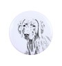 Braque de Weimar, Weimaraner - badge avec votre chien, ajoutez votre propre photo, marque Art-Dog