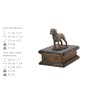Weimaraner, Weimaraner Vorstehhund - Hund Ascheurne, klassische Urne mit Statue, elegante Urne mit Hund von der Marke Art-Dog