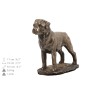 Weimaraner, Grey Ghost - urn for dog ashes, classic urn with a statuette, elegant urn with a dog by Art-Dog brand
