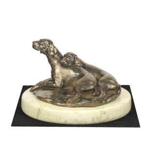 Weimaraner, Grey Ghost - dog figurine, dog silhouette figurine, trophy for Art-Dog dog show exhibition