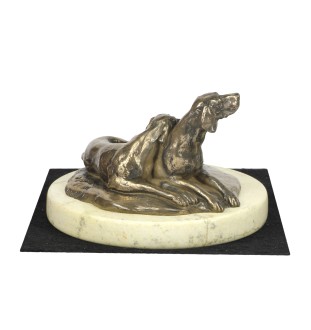 Braque de Weimar, Weimaraner - statuette de chien, figurine de silhouette de chien, trophée pour exposition de chiens de la marque Art-Dog