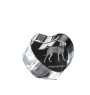 Weimaraner, Grey Ghost - a photo of a dog in crystal, crystal heart, unique photo frame from the Art-Dog brand