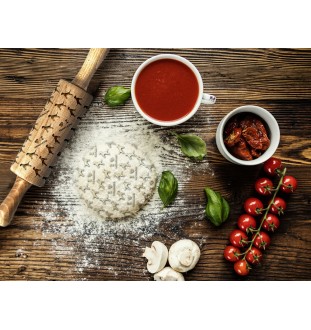 Weimaraner, Weimaraner Vorstehhund - kleiner Nudelholz mit Hund, Teigrolle mit Mustern, Gadget für Keramiker der Marke Art-Dog