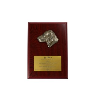 Weimaraner, Grey Ghost - bas-relief of a dog, small decoration, realistic plaque with the Art-Dog brand
