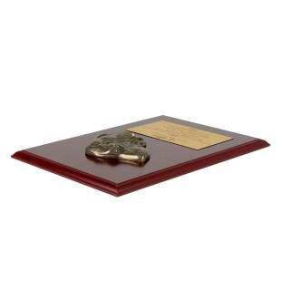 Weimaraner, Grey Ghost - bas-relief of a dog, small decoration, realistic plaque with the Art-Dog brand