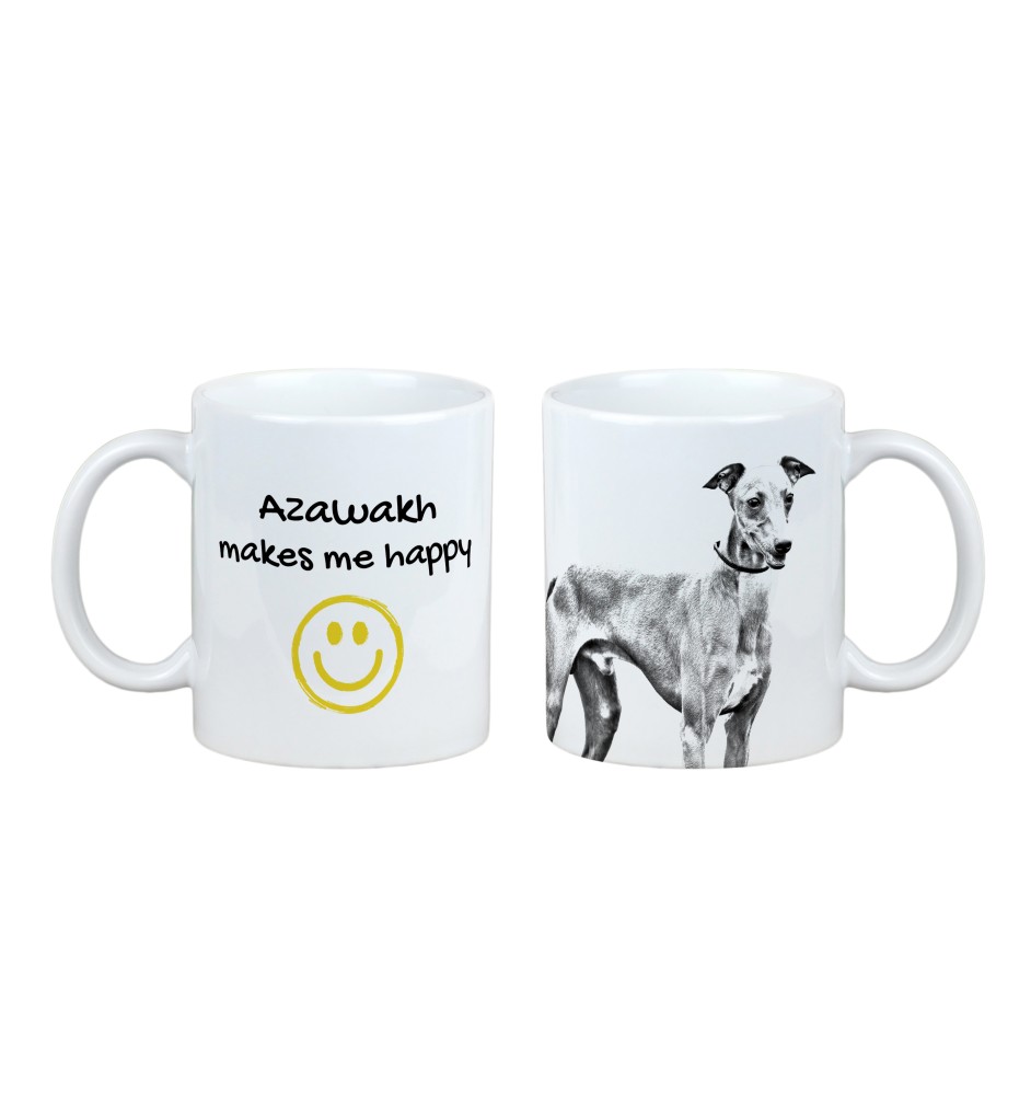 Azawakh - Tasse mit Hund, fröhliche Tasse für Hundeliebhaber, personalisiertes Geschenk der Marke Art-Dog
