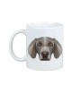 Braque de Weimar, Weimaraner - tasse avec une photo et un motif de chien géométrique Art-Dog