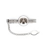 Weimaraner, Grey Ghost - geometric tie clip with a picture and inscription from Art-Dog